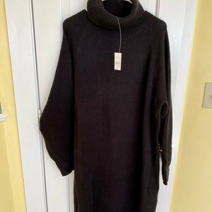 Ann Taylor Turtleneck Sweater Shift Dress